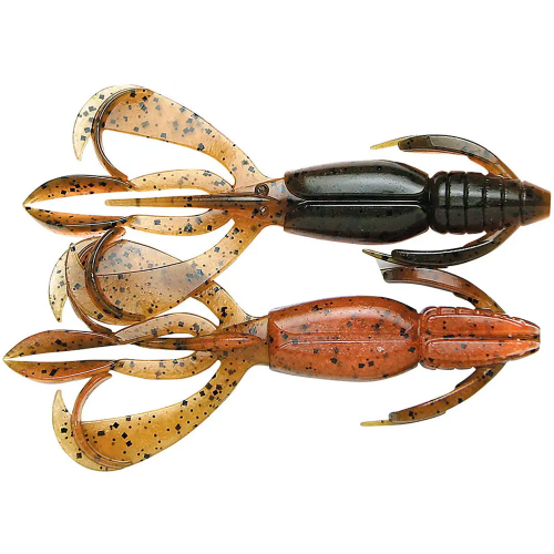 Keitech Crazy Flapper 438 Green Pumpkin Fire - 1