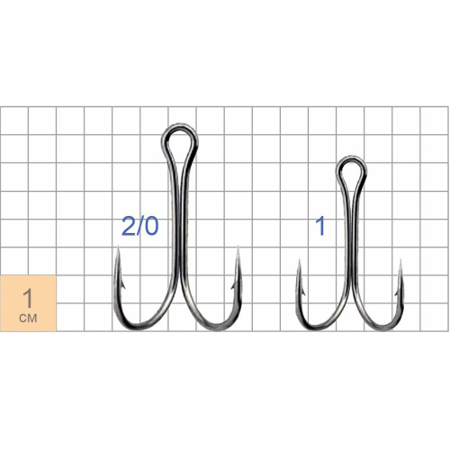 Double Hook Short Shank BN - 3