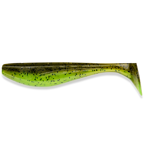 Wizzle Shad 204 Green Pumpkin/Chartreuse - 1