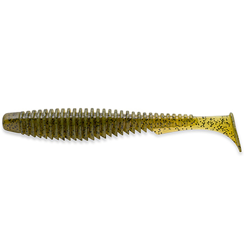 U-Shad 074 Green Pumpkin Seed - 1