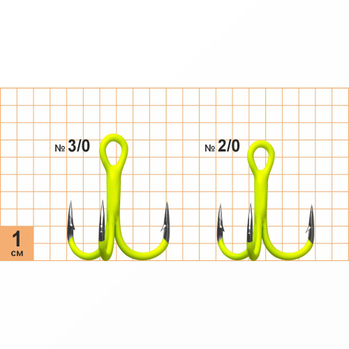 ROUND TREBLE ST -36 UV CHARTREUSE - 3
