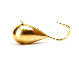 Мормишка вольфрам крапля Gold