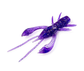Real Craw 060 Dark Violet/Peacock & Silver
